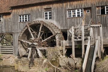 Moulin à eau, patrimoine d'Alsace