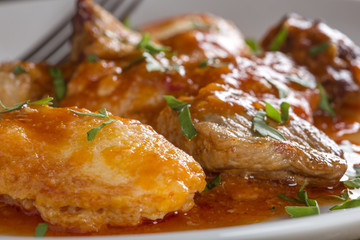 Goulash stew - hungarian traditional meal