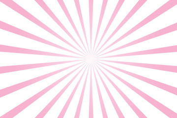 pink and white radial starburst background vector illustration
