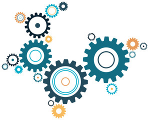 Linked Cogwheels Design
