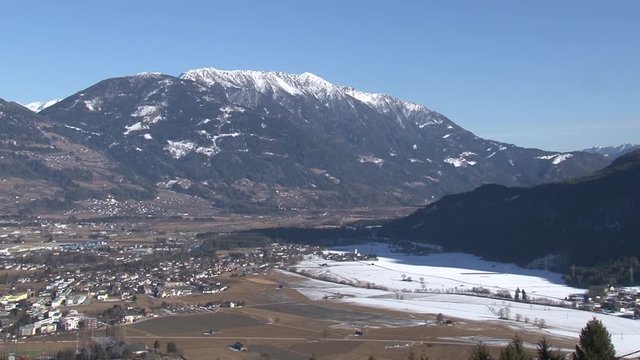 Lienz, Tristach, Amlach, Schattenseite, Osttirol, Lienzer Dolomiten, Kirche, Schnee, Dorf