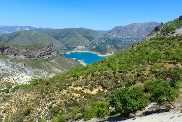 Lake in Sierra Nevada, Spain.