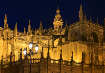 Fototapeta na wymiar Seville Cathedral, Spain.