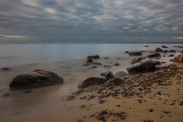 Niesamowity wschód słońca nad Bałtykiem