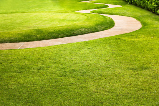 Green golf course sport, golfing holidays