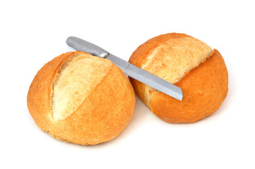 Turkish bread, knife and cutting board pictures

