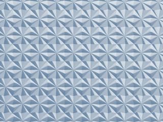 Jagged square pattern 3D rendering