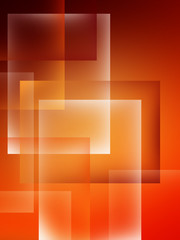 Orange Abstract squares background 