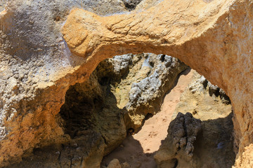 Rock formations (natural arch).