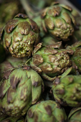 Fototapeta premium pile of fresh artichokes