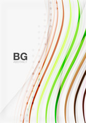 Wave lines abstract background