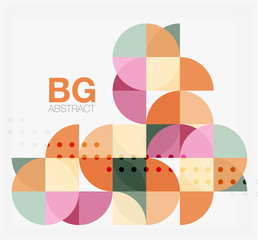 Vector circle abstract background