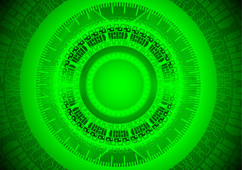 green vector background gear technology