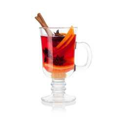 Hot mulled wine