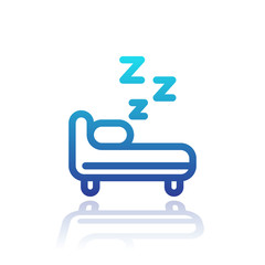 Hostel line icon on white