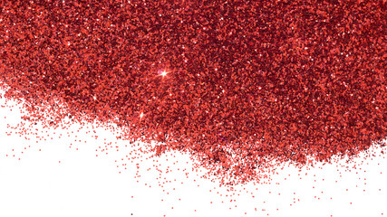Red glitter abstracts for a background.