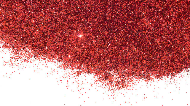 Red glitter abstracts for a background.