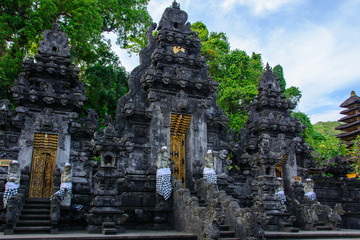 Pura Goa Lawah, Temple of bats, Bali, Indonesia - obrazy, fototapety, plakaty