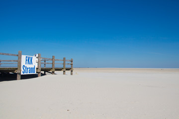 Sandstrand in St. Peter- Ording