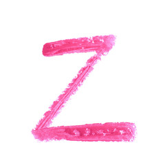 Single abc letter symbol isolated