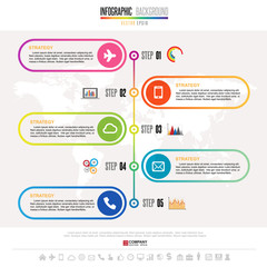 Timeline Infographics Design Template