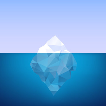 Iceberg. Vector illustration.