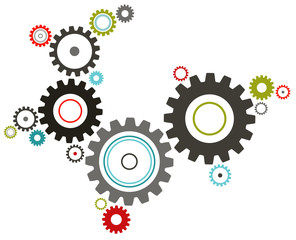 Linked Cogwheels Design