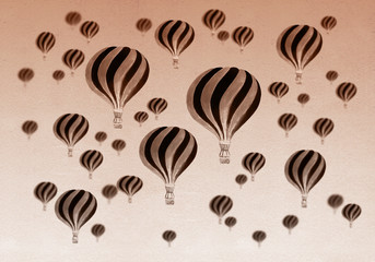 Vintage Hot air balloons