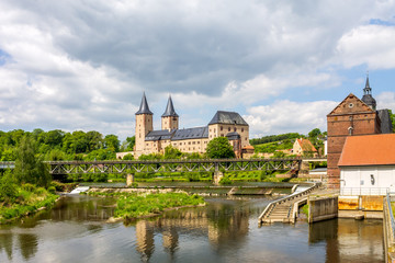 Fototapeta na wymiar Schloss Rochlitz, Sachsen