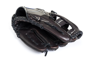 Naklejka premium baseball glove over white