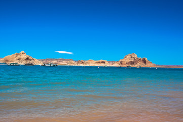 Obraz premium Powell Lake in Page, Arizona, USA