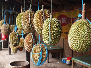 Durian am Stra&szlig;enrand