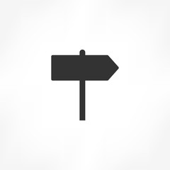 Signpost icon