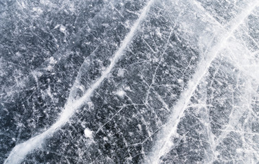 Patterns on a frozen lake