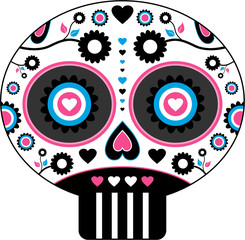 Mexican Skull - Dia de los Muertos (Day of the Dead)