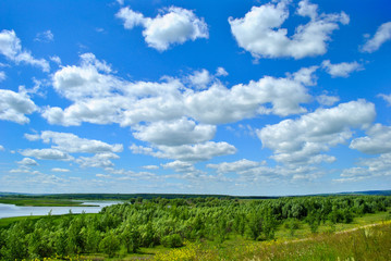 Fototapeta na wymiar Nature landscape in Russia