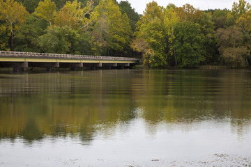Bridge over Savannah River Rural Georgia