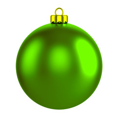 Christmas Ball decoration Isolated on white