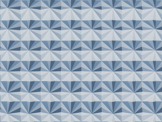 Jagged square pattern 3D rendering