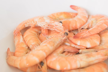 Riesengarnelen, gekocht und mit Schale