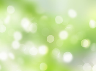 Obraz na płótnie Canvas Spring lsoft light green blurred background.