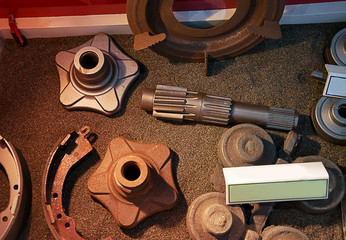 Automotive aluminum casting part prepared surface for painting