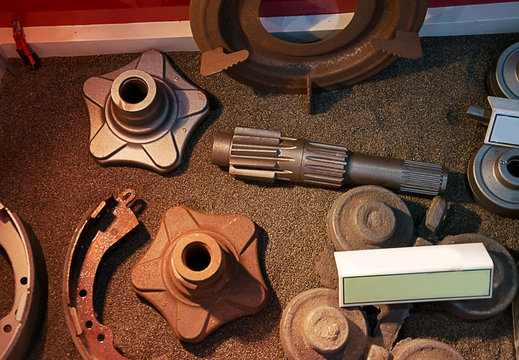 Automotive aluminum casting part prepared surface for painting
