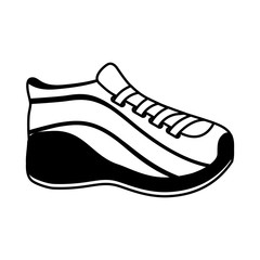shoe sport isolated icon vector illustration design