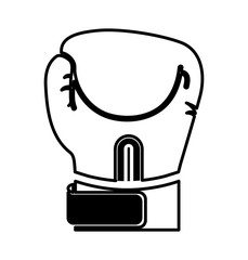 glove boxing isolated icon vector illustration design