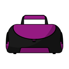 sport bag gym isolated icon vector illustration design