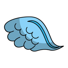 angel wings isolated icon vector illustration design