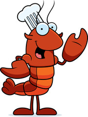 Crawfish Chef Waving
