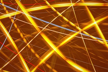 Abstract light trails