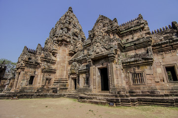 Naklejka premium Phanom Rung historical park in Thailand 